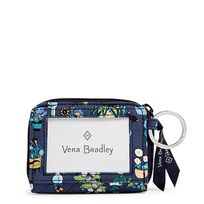 RFID Petite Zip-Around Wallet - Plants