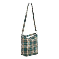 Oversized Hobo Bag - Orchard Plaid