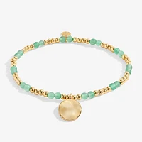 A Little Birthstone August Aventurine - Gold