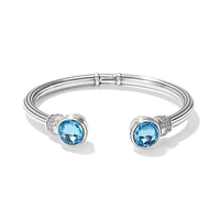 Meridian Aurora Petite Hinge Bangle Bracelet