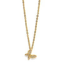 Enchanting Butterfly Gold Necklace