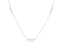 15" Choker Joy Simplicity Chain Gold - 3mm Pearl