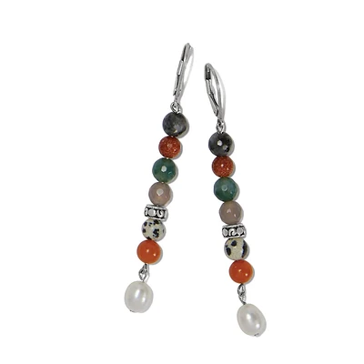 Contempo Desert Sky Pearl Drop Earrings