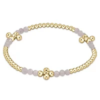 Signature Cross Gold Bliss Pattern 2.5mm Bead Bracelet