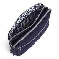 Triple Compartment Crossbody Bag - Classic Navy