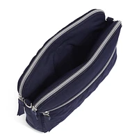 Triple Compartment Crossbody Bag - Classic Navy