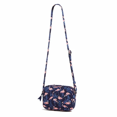 Evie Crossbody - Flamingo Party