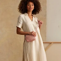 Evie Mini Crossbody - Rose Quartz