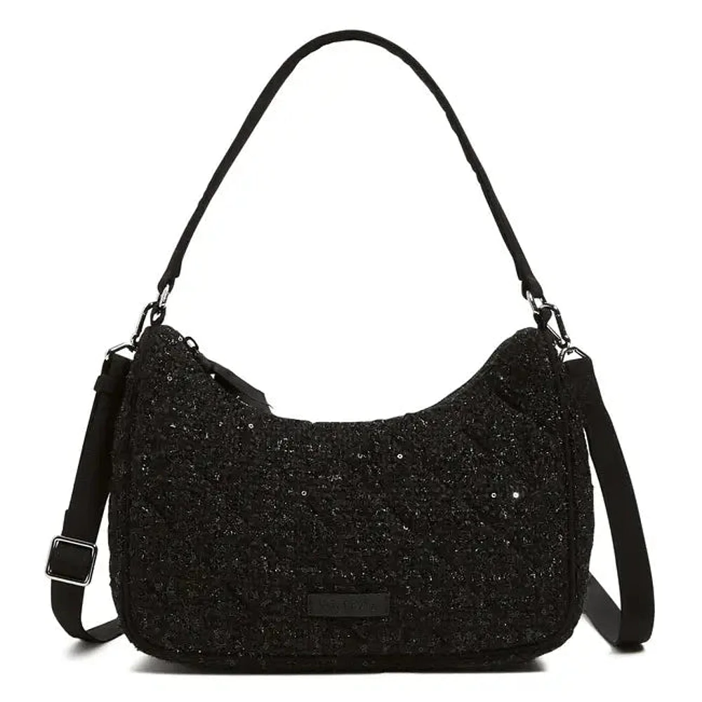 Frannie Crescent Crossbody - Black