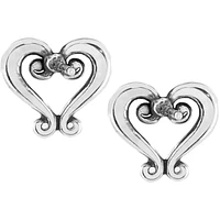 Genoa Heart Mini Post Earrings