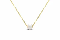 Itty Bitty Pretties - Slider Pearl (7-8mm) Gold Necklace