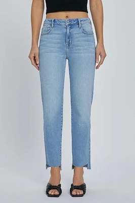 Tracey Step Hem Straight Jeans