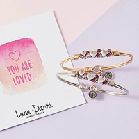 Heart Medley Bangle Bracelet