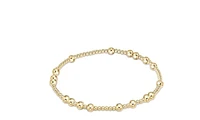 Hope Unwritten 4mm Bead Bracelet - Gold