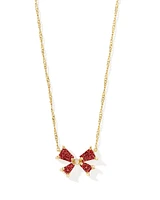 Blair Bow Small Short Pendant Necklace