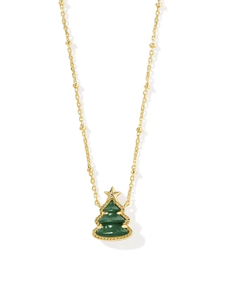 Holiday Tree Short Pendant Necklace