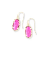 Lee Drop Earrings - Gold Magenta