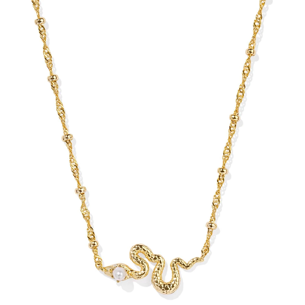 Lyle Snake Short Pendant Necklace