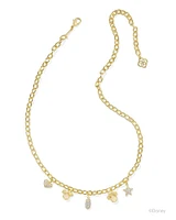 Mickey Minnie Charm Necklace