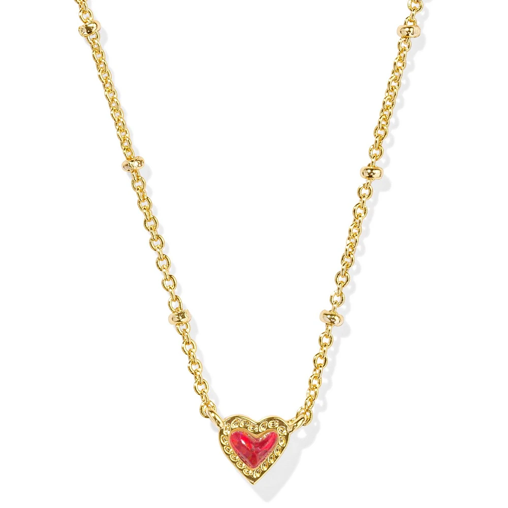 Mini Ari Heart Satellite Short Pendant Necklace