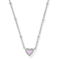 Mini Ari Heart Satellite Short Pendant Necklace