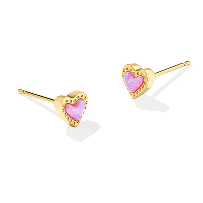 Mini Ari Heart Stud Earrings