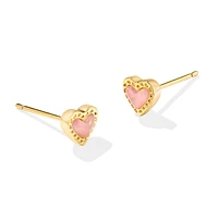 Mini Ari Heart Stud Earrings