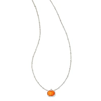 Pumpkin Short Pendant Necklace