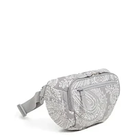 Large Belt Bag - Cloud Gray Paisley