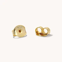 14k Heart Studs