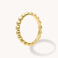 18k Vermeil Infinity Bubble Ring