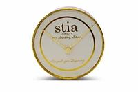 Itty Bitty Pretties - Mini Pave Disk Gold Necklace