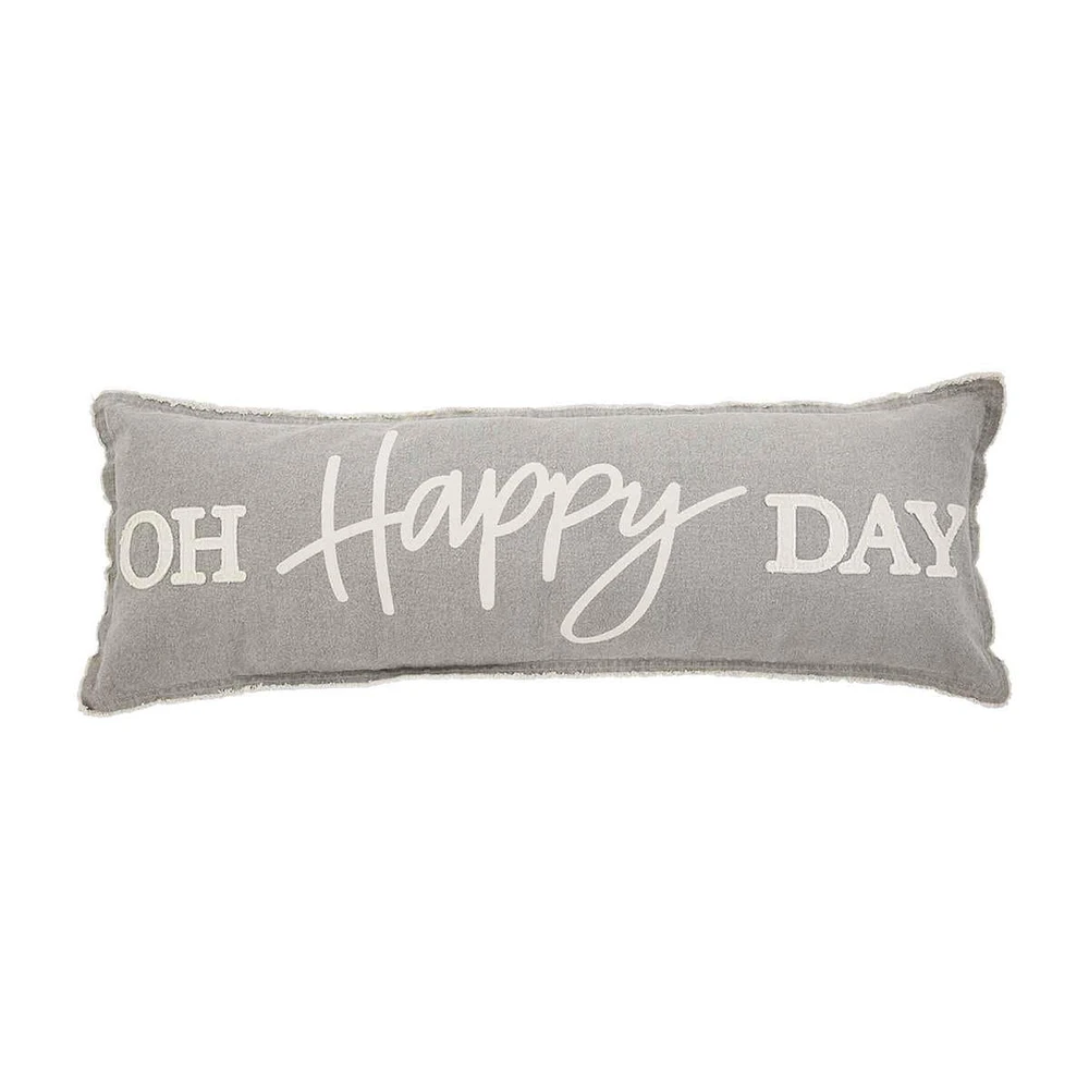 Oh Happy Day Long Pillow