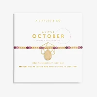 A Little Birthstone October Tourmaline - Gold