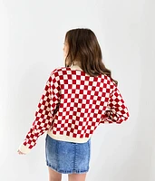 Ohio State Checkerboard Sweater