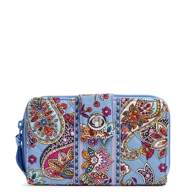 RFID Turnlock Wallet - Provence Paisley