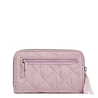 RFID Turnlock Wallet - Hydrangea Pink