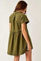 Ronnie Poplin Mini Dress