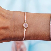 Gold Rose Quartz Bracelet