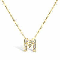 Letter Of Mine, Let It Shine Initial Necklace