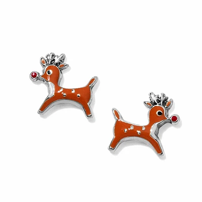 Santa's Reindeer Mini Post Earrings