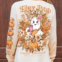 Hey Boo Long Sleeve Tee