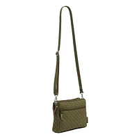 Triple Compartment Crossbody - Climbing Ivy Green