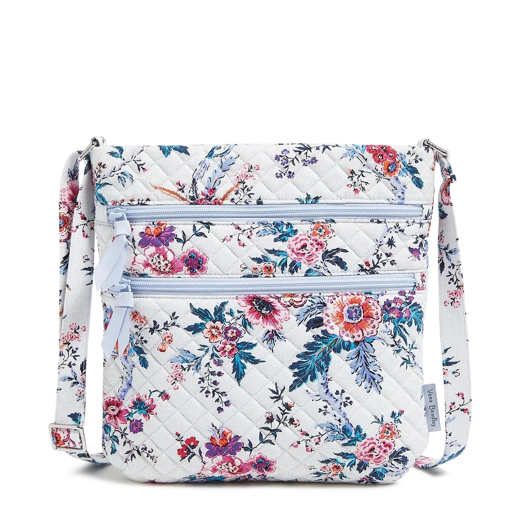 Triple Zip Hipster Crossbody - Magnifique Floral