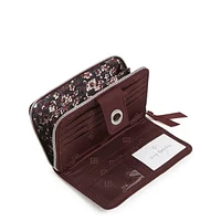 RFID Turnlock Wallet - Raisin