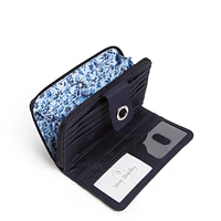 RFID Turnlock Wallet - Classic Navy