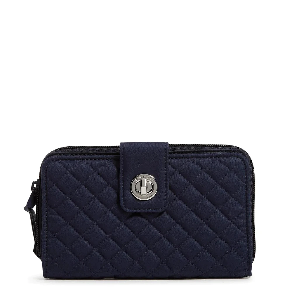 RFID Turnlock Wallet - Classic Navy