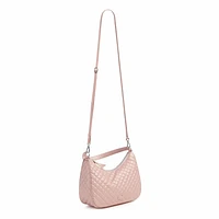 Frannie Crescent Crossbody Bag - Rose Quartz