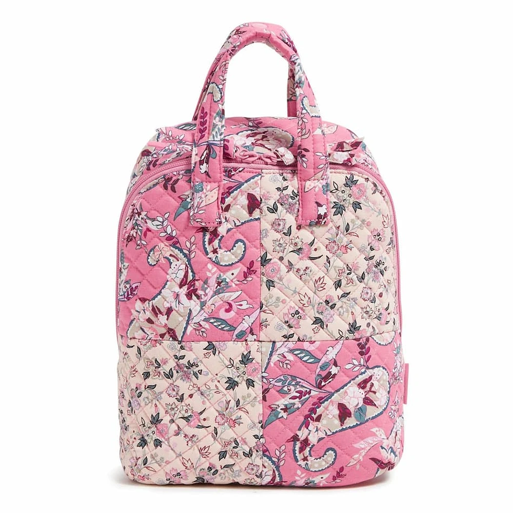 Mini Totepack - Botanical Paisley Pink Patchwork