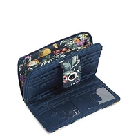 RFID Turnlock Wallet - Fresh-Cut Floral Green